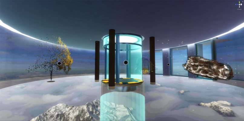 Leaking Bodies VR Atmosphere decay particles